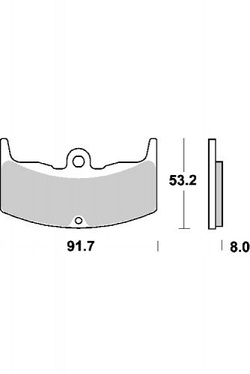 KLOCKI HAMULCOWE SBS 552 HF
