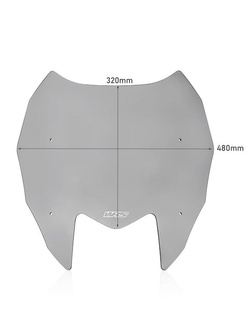 Szyba motocyklowa WRS Intermedio Yamaha T-Max 560 (22-24) przyciemniana