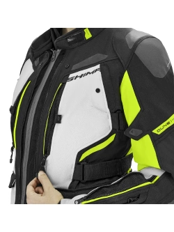 Kurtka motocyklowa damska tekstylna Shima Dune fluo-czarna