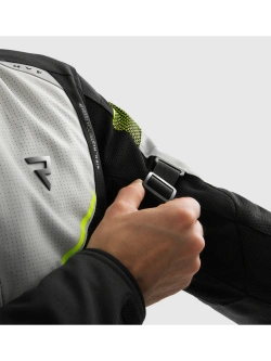 Kurtka motocyklowa tekstylna Rebelhorn Hiflow V czarno-szaro-żółta