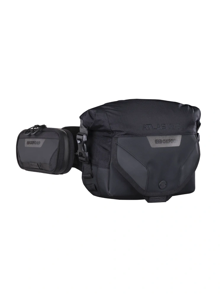 Torba na pas z miejscem na telefon Atlas W-3 Advanced Waist czarna