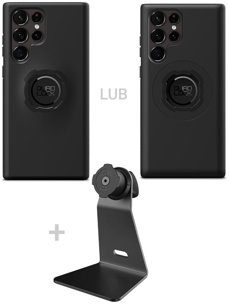 Zestaw na biurko: etui na telefon Samsung Galaxy S22 Ultra + uchwyt Quad Lock