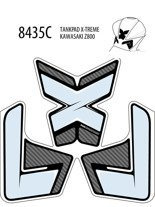 Tankpad PUIG Extreme do Kawasaki Z800 13-16  trzyczęściowy