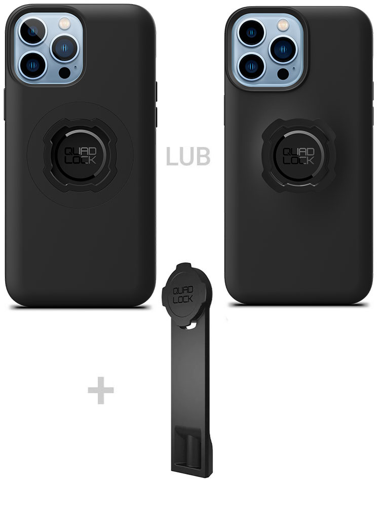 Zestaw: etui na telefon iPhone 13 Pro Max + adapter do statywu Quad Lock