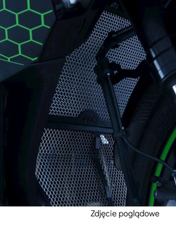 Osłona chłodnicy R&G aluminiowa do Kawasaki ZX-25R (20-)/ ZX-4R (23-) czerwona