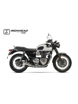 Tłumik motocyklowy IXIL OVC11SS Ironhead Conical Triumph Bonneville T100/ Black (18-20)/ T120 (16) na lewą stronę