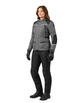 Kurtka motocyklowa damska tekstylna REV’IT! Voltiac 3 H2O szaro-czarna
