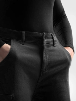 Jeansy motocyklowe damskie Rebelhorn Faster czarne