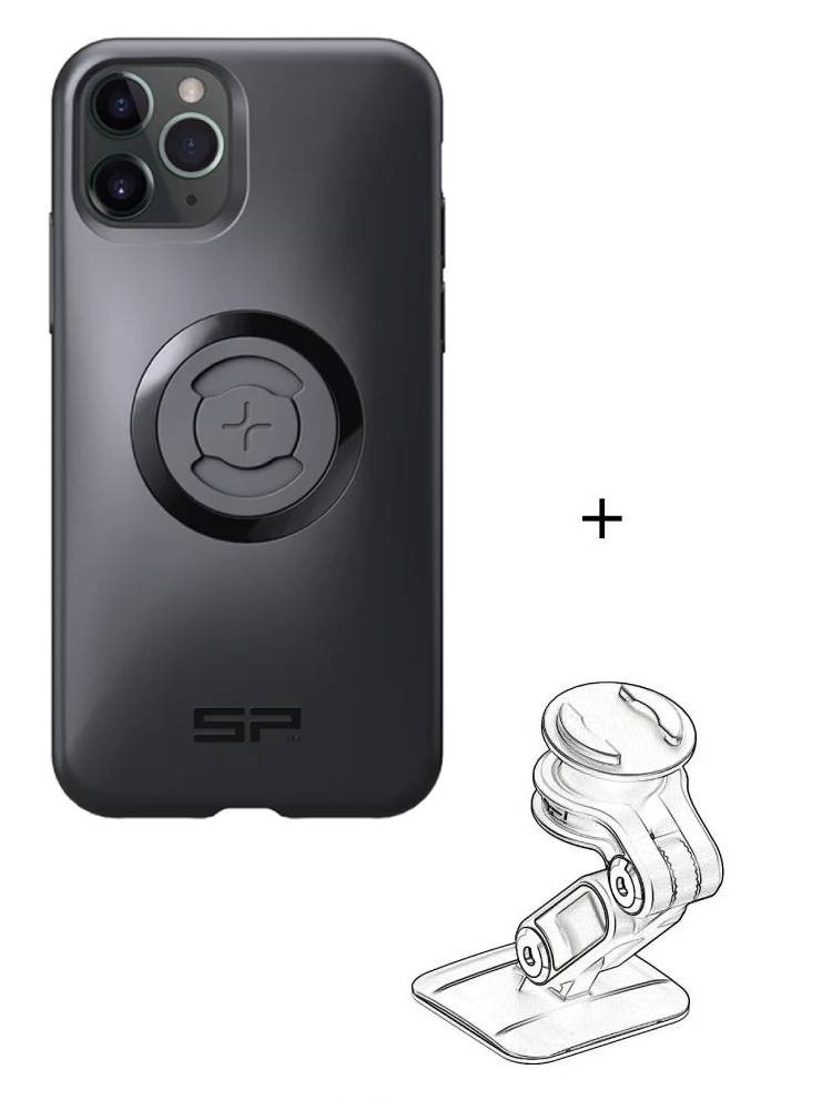 Zestaw do samochodu: etui na telefon iPhone 11 PRO/XS/X + mocowanie SP Connect