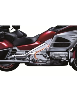 Osłona skrzyni biegów Kuryakyn Honda GL 1800 Goldwing (01-17) srebrna