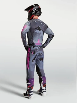 Spodnie cross Alpinestars MX Racer Lone szaro-fioletowe