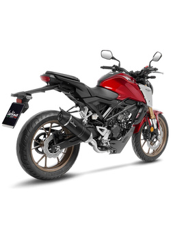 Pełny układ wydechowy LeoVince LV ONE EVO BLACK EDITION Honda CB 125 R Neo Sports Café (21-23) stalowy