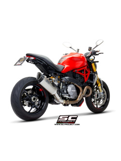 Tłumik SC-Project SC1-R Carbon / Titanium (Slip on) - Ducati Monster 1200 / S / R [17-21]
