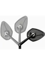 Lusterko motocyklowe uniwersalne Motogadget Mo.view Sport Flip aluminiowe, czarne [długość ramienia: 110 mm]