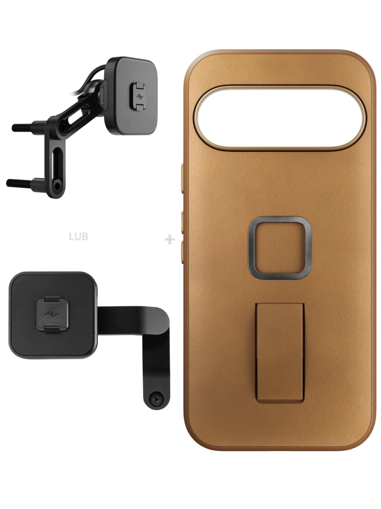 Zestaw na motocykl: etui Peak Design Mobile Everyday Loop do smartfona Google Pixel 10/ Pro z mocowaniem motocykla