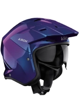 Kask otwarty Airoh Kombakt Shimmer fioletowo-różowy połysk