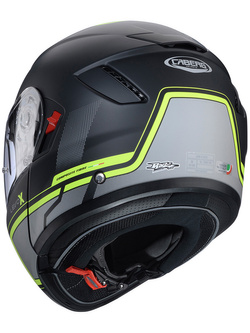 Kask szczękowy Caberg Levo X Elite czarno-szary-fluo