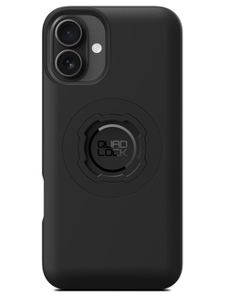 Zestaw rowerowy: etui MAG na telefon iPhone 16 Plus (magnetyczne) + wodoodporny pokrowiec MAG + mocowanie Quad Lock