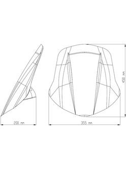 Owiewka PUIG Touring Ducati X-Diavel/ S (16-24) mocno przyciemniana