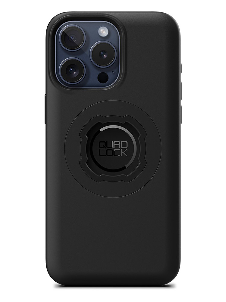 Zestaw na motocykl: etui MAG na telefon iPhone 16 Pro (magnetyczne) + wodoodporny pokrowiec MAG + mocowanie Quad Lock