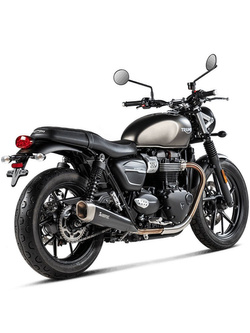 Tłumiki motocyklowe Slip-On Line [Titanium] Akrapović do Triumph Street Twin [16-20]