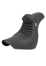 Kanapa motocyklowa dla kierowcy i pasażera z podparciem lędźwiowym Saddlemen SDC Performance Pro Series TR Harley Davidson FLSB/ FXLR/ S/ ST (wybrane modele) (18-) czarna
