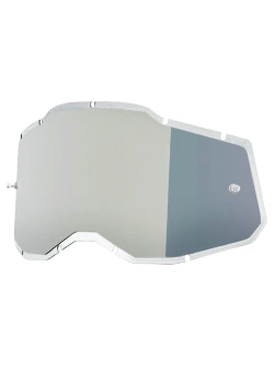 Szybka do gogli 100% Racecraft2, Accuri2, Strata2 lustrzana srebrna