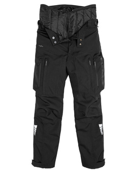 Spodnie motocyklowe tekstylne Spidi Outlander H2Out [krótsza nogawka] czarne