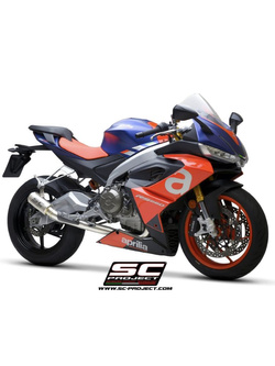 Pełny układ wydechowy 2-1 SC-Project CR-T Aprilia RS 660 (20-) tytan