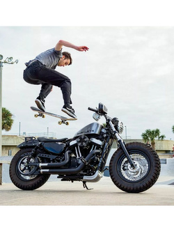 Lusterka motocyklowe Kuryakyn Dilinger aluminiowe srebrne