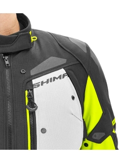 Kurtka motocyklowa damska tekstylna Shima Dune fluo-czarna