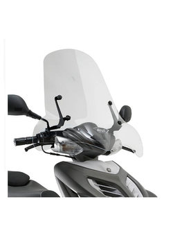 Szyba motocyklowa GIVI 288A przezroczysta Keeway/ MBK/ Piaggio /Yamaha (wybrane modele) [bez mocowania]