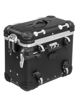 Kufer boczny z anodowanego aluminium czarny ZEGA Evo Touratech "And-B" (38L) lewy