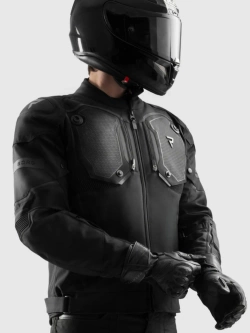 Kurtka motocyklowa tekstylna Rebelhorn Borg II czarna