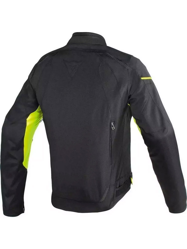 Damska kurtka tekstylna Dainese D-Frame Tex czarna-fluo