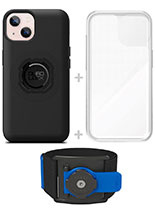 Zestaw do biegania: etui MAG na telefon iPhone 13 (magnetyczne) + wodoodporny pokrowiec MAG + opaska sportowa Quad Lock