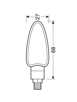 Kierunkowskazy Led Lampa Arrow [12V] czarne