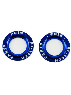 Aluminiowe pierścienie PUIG do protektorów kół PHB19 niebieskie