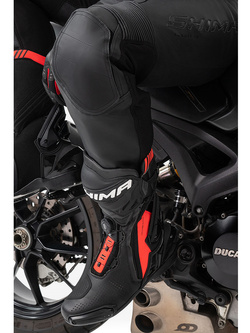 Buty motocyklowe Shima VRX-3 czarno-czerwone
