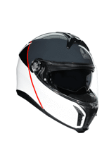 Kask szczękowy AGV Tourmodular Balance biało-szaro-czerwony