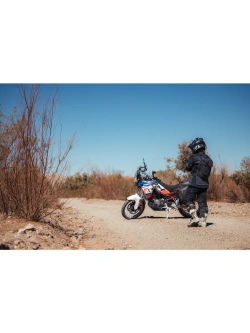 Kurtka motocyklowa tekstylna damska Klim Sedona szaro-czarna