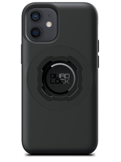 Zestaw: etui na telefon iPhone 12 mini + uchwyt Quad Lock montowany za pomocą paska z szybkozłączką