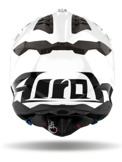 Kask enduro Airoh Aviator 3 Evo Fim czarno-biały połysk