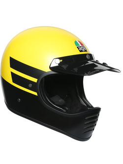 Kask integralny AGV X101 Dust żółto-czarny matowy