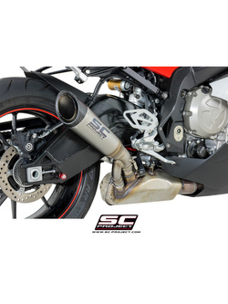 Tłumik SC-Project, S1 Titanium + Carbon (Slip On) - BMW S 1000 RR [17-18]