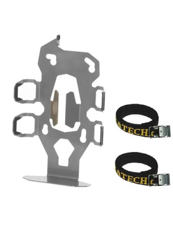 Uchwyt na aluminiowe bidony do kufrów Touratech Zega Pro 2 w komplecie z dwoma bidonami 0,6 l
