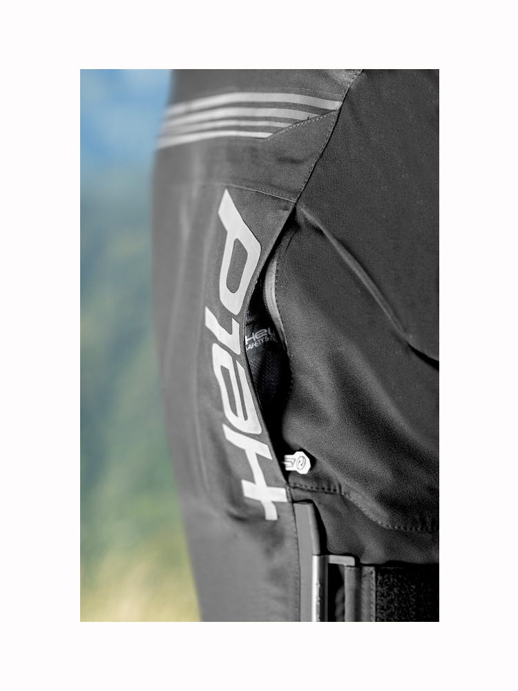 Kurtka motocyklowa tekstylna Held Omberg czarna