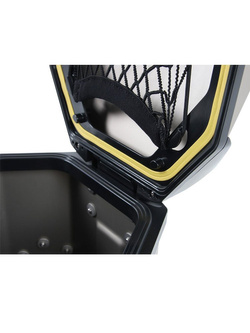 Kufer Hepco&Becker Xceed 38 srebrny - kufer boczny prawy [pojemność: 38L]