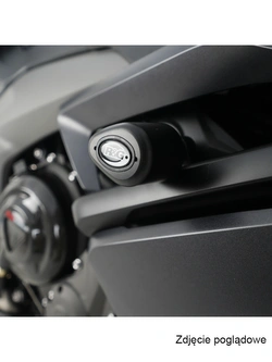 Crash pady Aero R&G Racing Triumph Daytona 660 (24-) białe