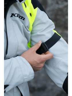 Kurtka motocyklowa tekstylna damska Klim Altitude szaro-fluo żółta